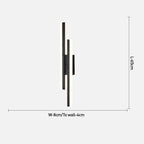 LED Wall Light Acrylic Metal Wall Sconce Lighting Fixture