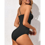 One-Shoulder Tummy Control One-Piece Swimsuit