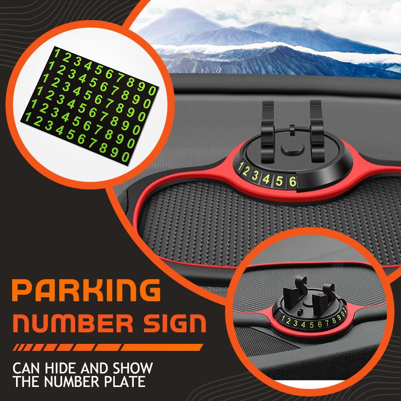Anti-slip mat for mobile phone holder