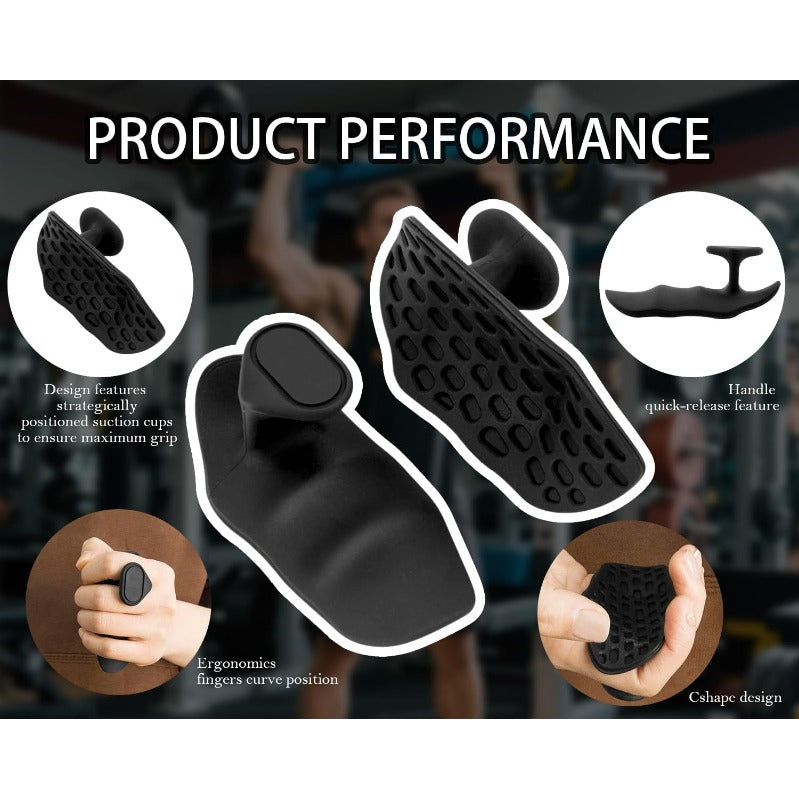 Ergonomic Anti-Slip Gym Grips