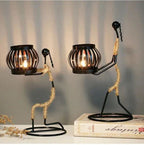 Retro & Stylish Candle Holder - VintageMan