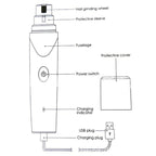 Rechargeable Pet Nail Grinder Soundless Good for Pet's Health