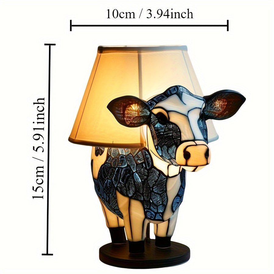 Creative Cow Table Lamp - Light Up Your Nights - Unique Design - Soothing Atmosphere