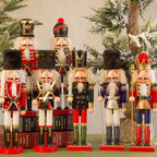 NutcrackerJoy - Wooden Nutcracker Soldier Figure for Timeless Christmas Charm