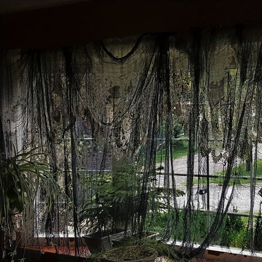 Halloween Fabric Black Polyester Hanging Decoration