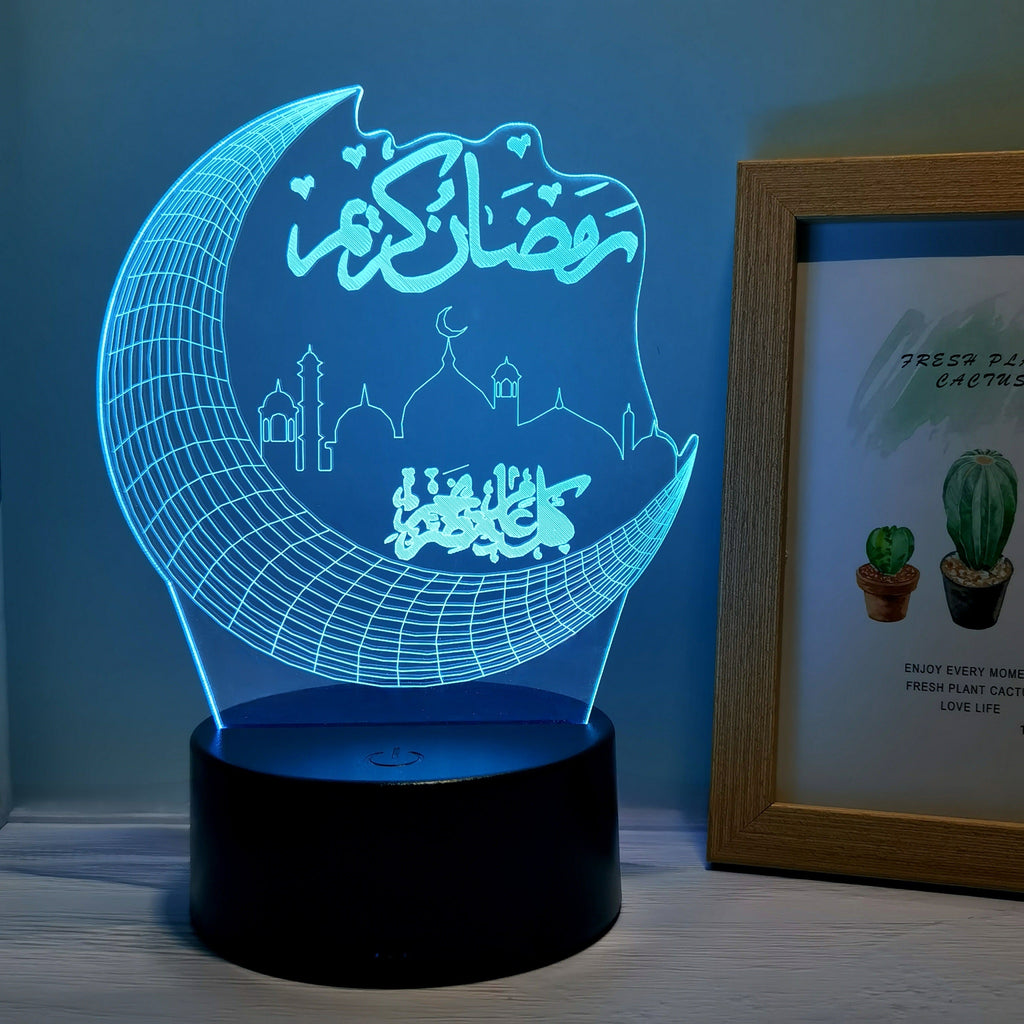 MoonPalace - 3D Color Night Lamp Touch