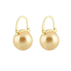 Black Pearl Earrings Available in White Champagne Grey Gold and Black Pearl Dangle Earrings