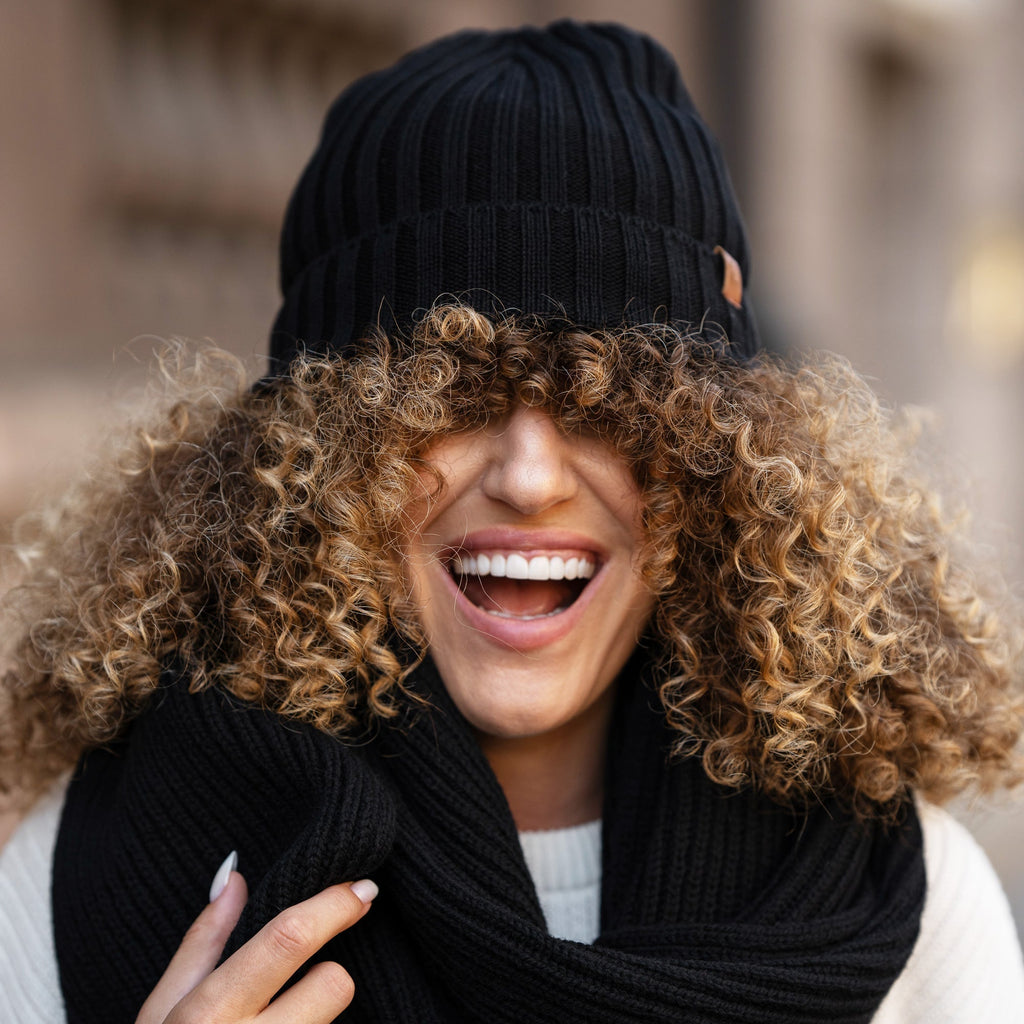 CozyMerino Beanie - Luxury Merino Wool Hat for Women