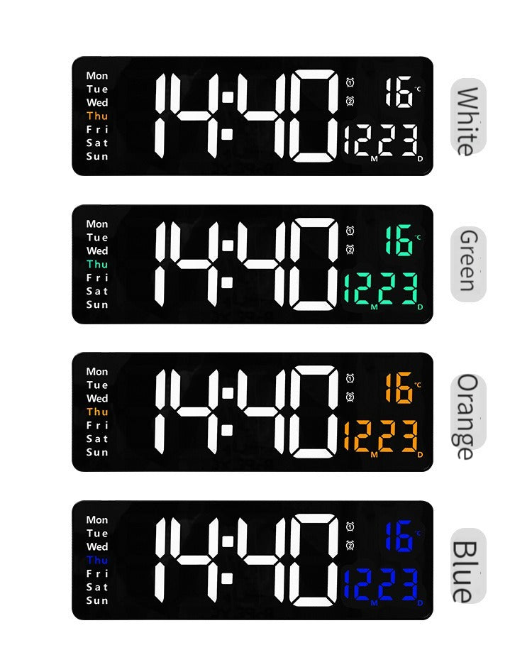 Nordic Digital Watch 16 Inch Display