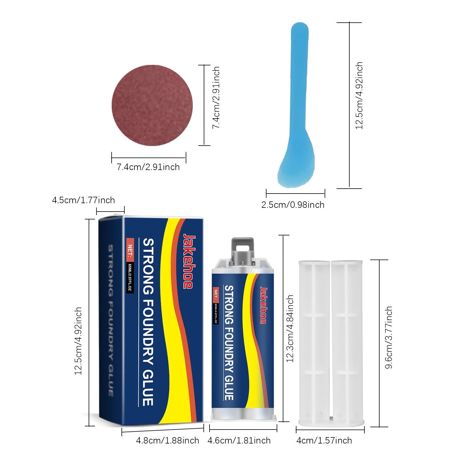 Metal casting repair epoxy resin — Durable, heat-resistant adhesive