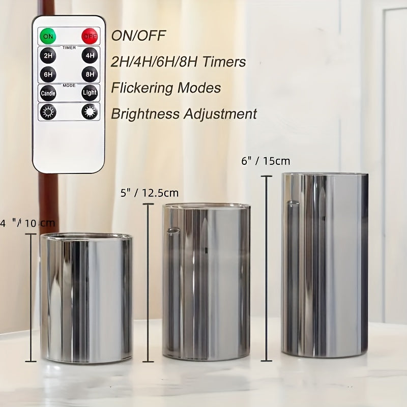 FlameFree LED Candle Set – Stylish Ambient Lighting for Indoor and Outdoor