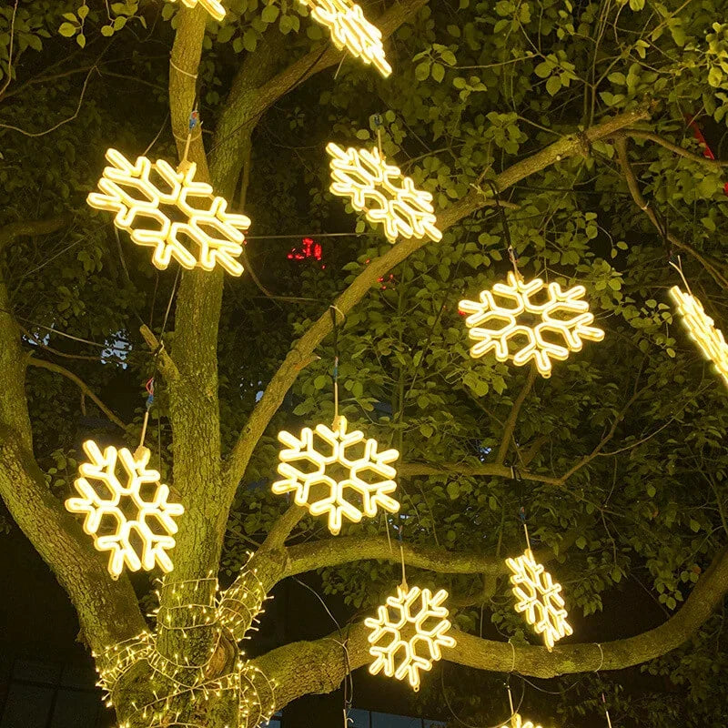 Waterproof LED Snowflake Light for Festive Winter Decoration