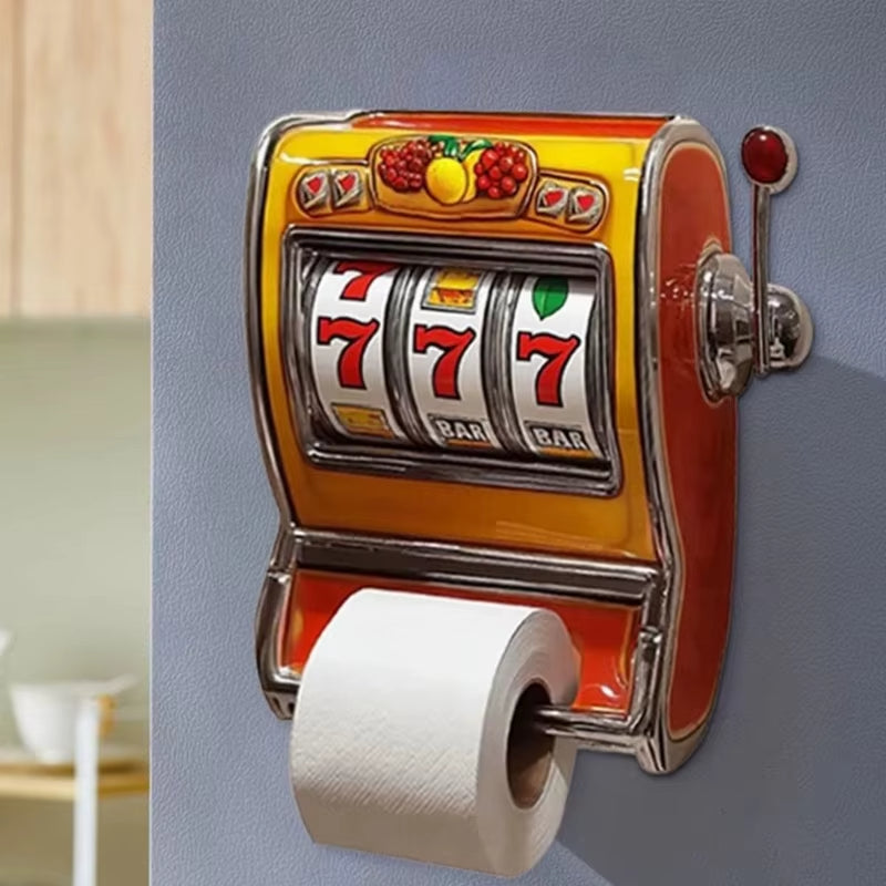 Slot Machine Toilet Roll Holder