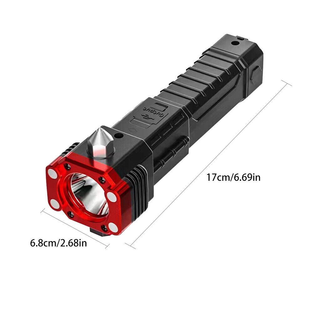 Super Bright Rechargeable LED Handheld Flashlight Portable Spotlight 4 Mode New