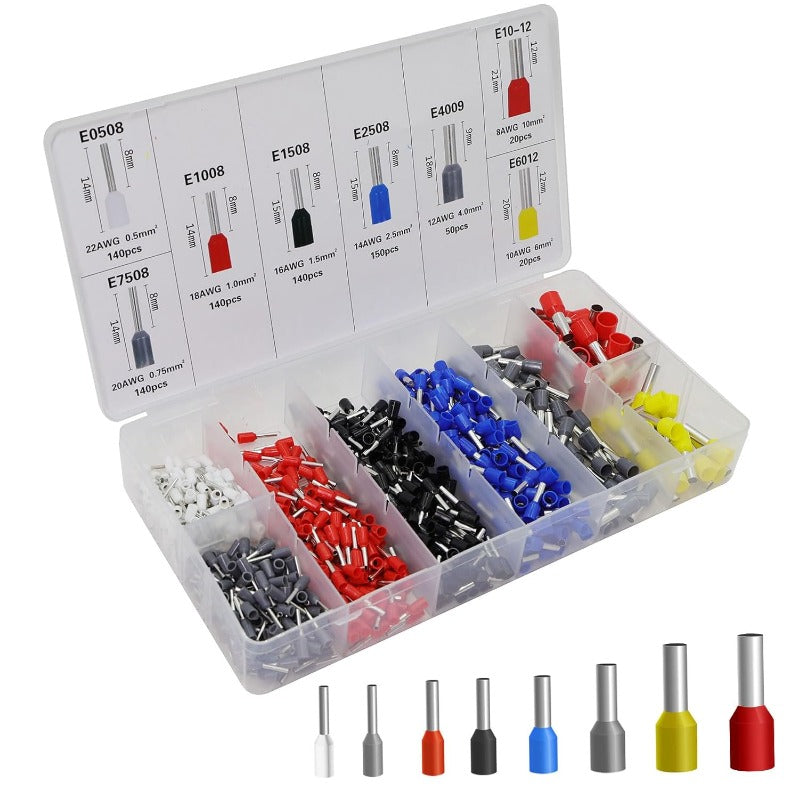 Self-Adjusting Ferrule Crimping Tool Set