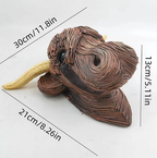 Wall Mounted Cow Sculpture