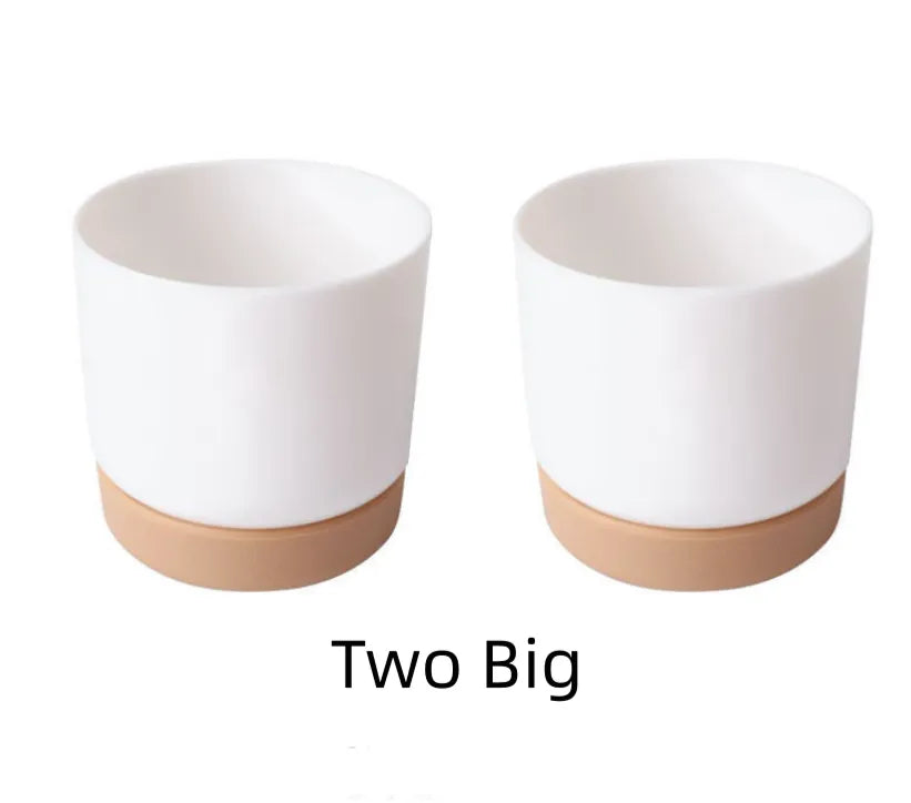 Self-watering flower pot for orchids and plants – Plastic plant container
