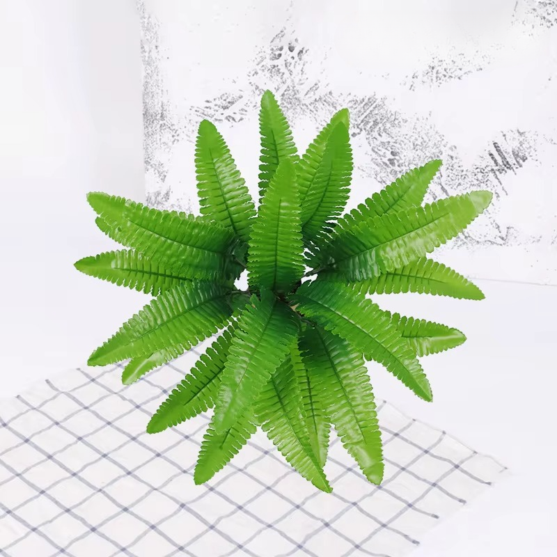 UV-Resistant Lifelike Boston Fern for Outdoor and Indoor Decor