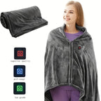 Electric Blanket USB Heated Fleece Shoulder Wrap