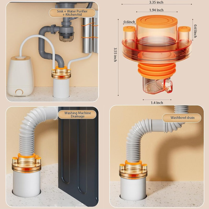 TidyDrain – Eliminates drain odors and pests immediately, keeps freshness preserved