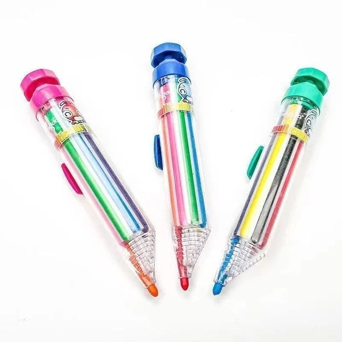 8-in-1 Colored Pencil for Kids – Compact, safe, versatile
