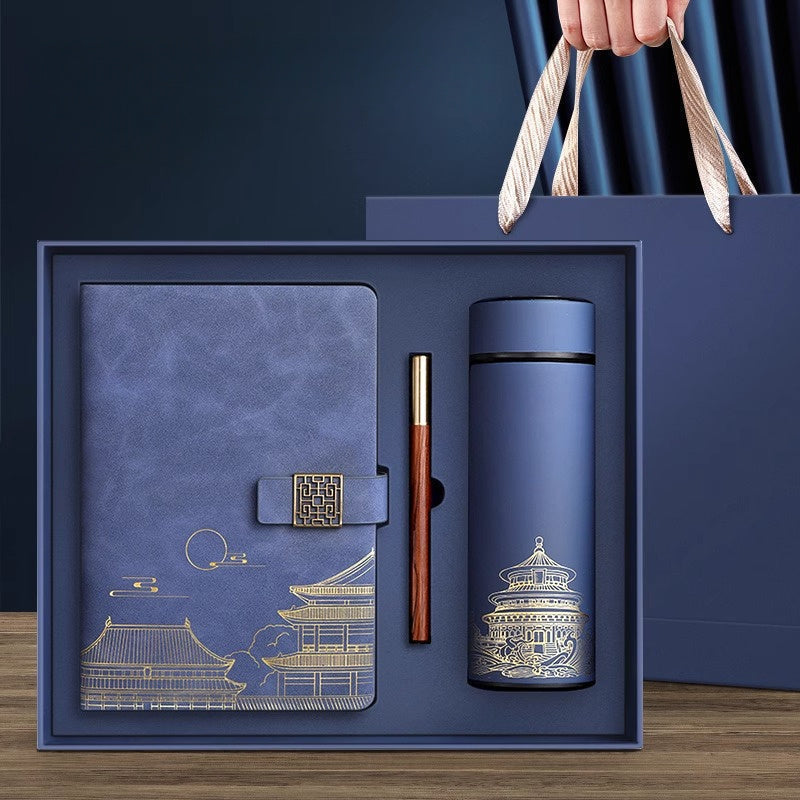 Imperia Luxe Gift Set – Notebook, Thermos Bottle and Pen in Gift Box