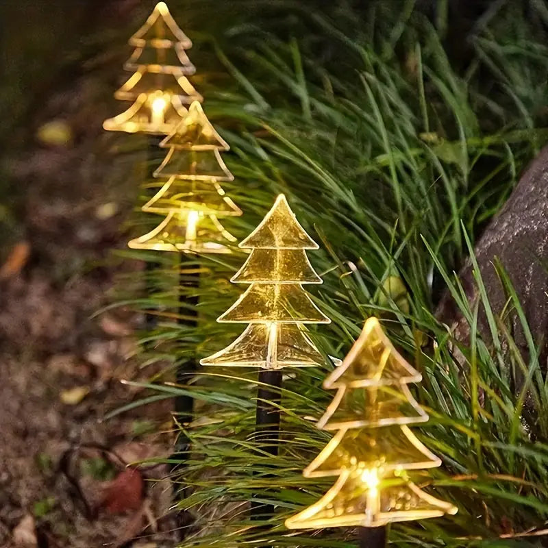 SnowGlow - Solar Pathway Lights for festive outdoor charm