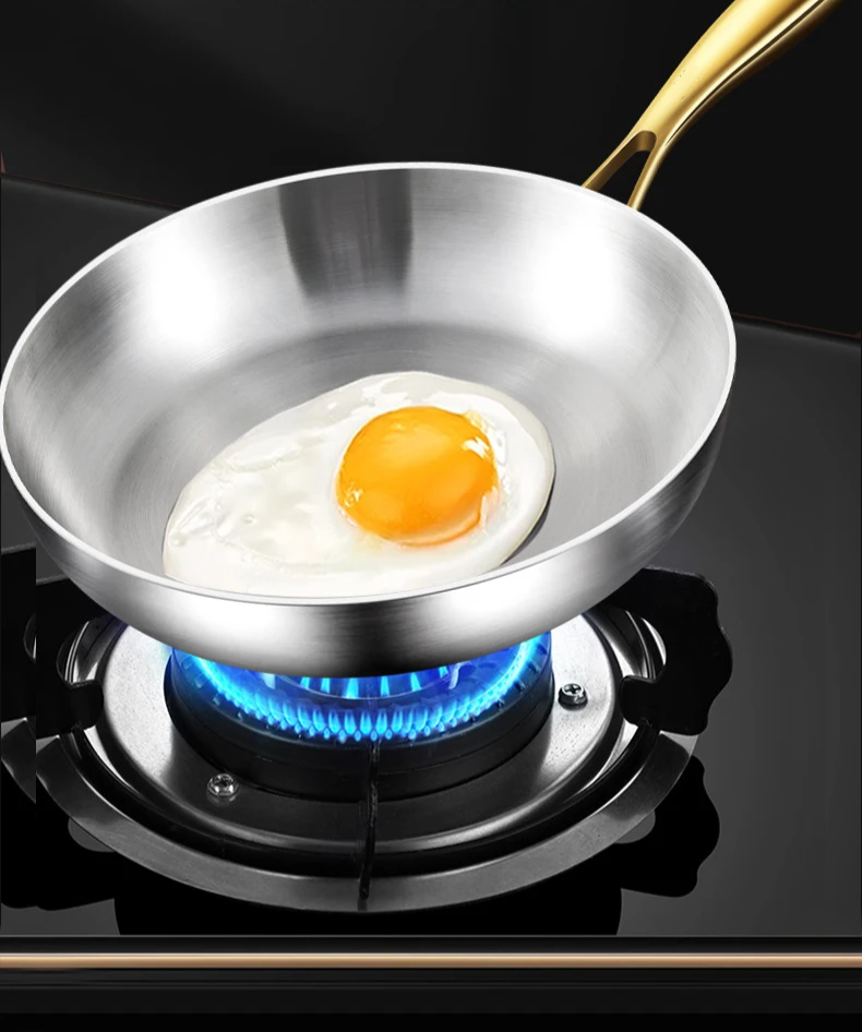 ChefSteel – Professional Stainless Steel Frying Pan for Gas & Induction