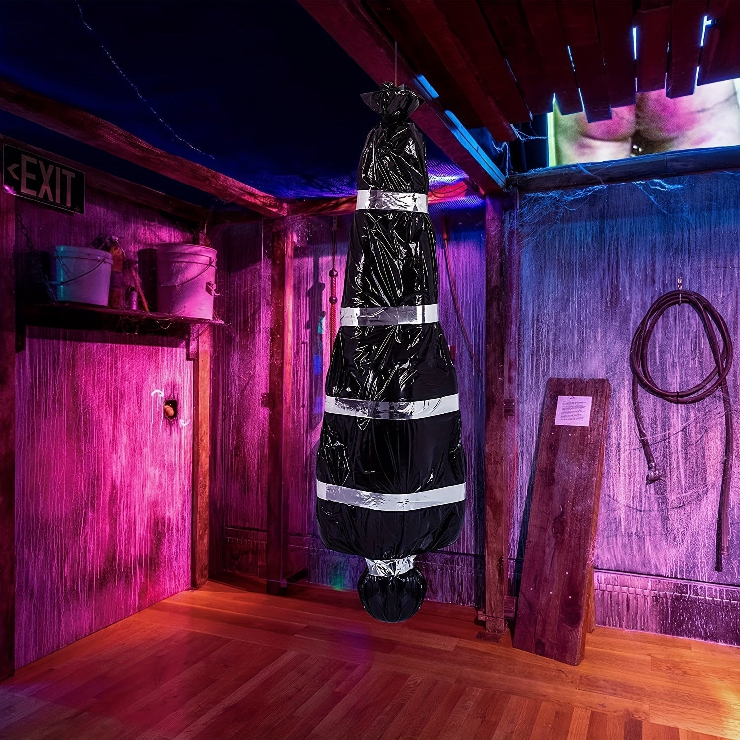 Halloween Hanging Body Inflatable Prop | Realistic Scary Outdoor Decor