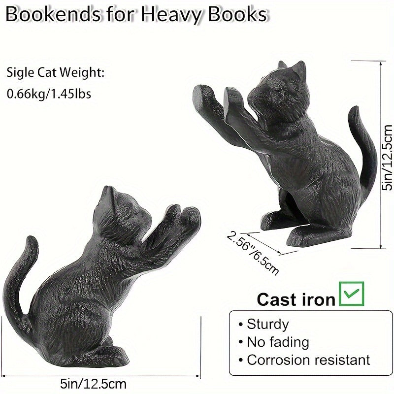 IronVintage – Timeless Cast Iron Bookends with Classic Look
