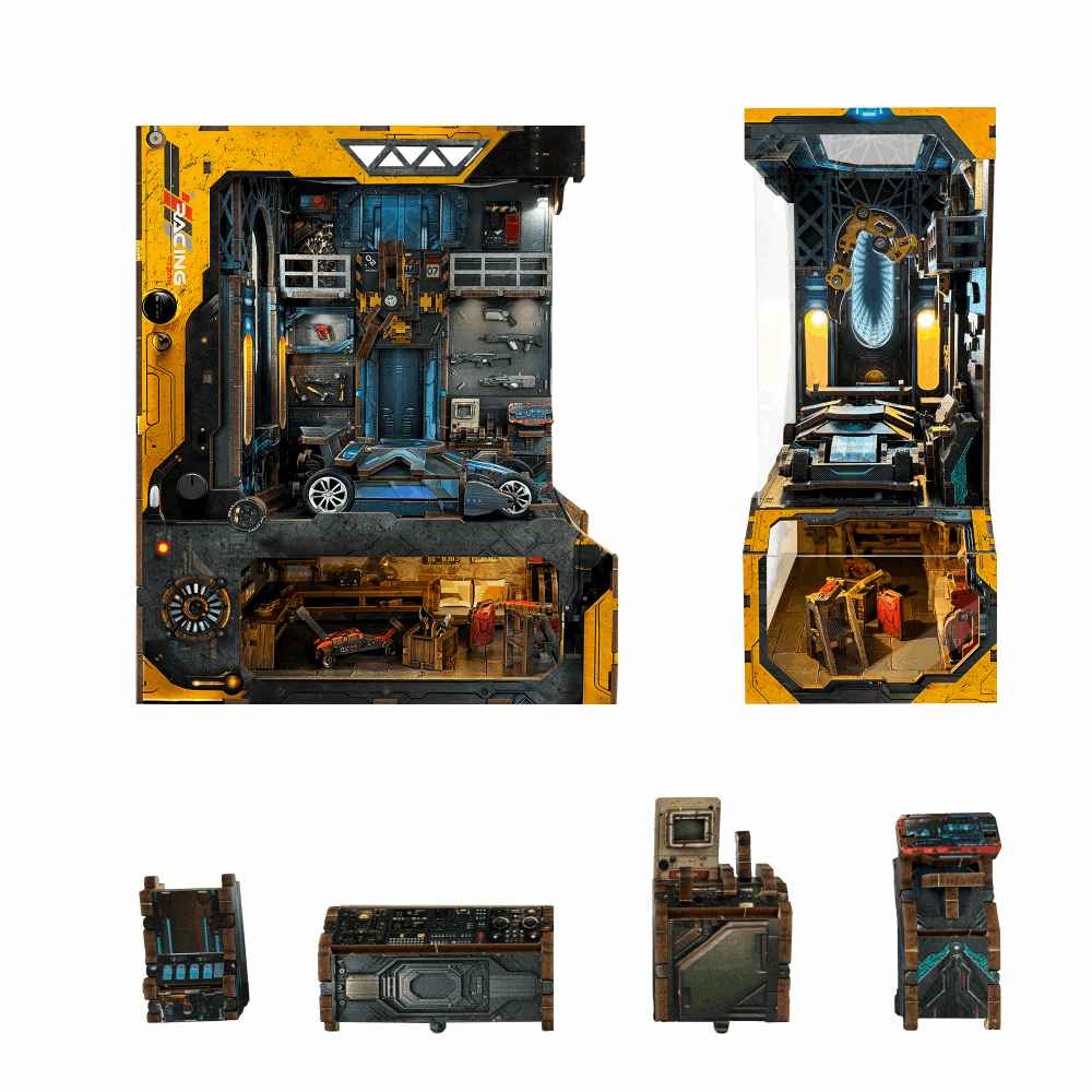 Automobile Workshop DIY Book Nook Kit