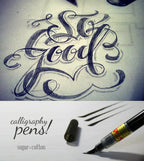 Calligraphy Brush Pens - 3 Pieces