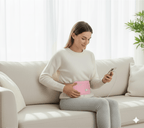 CALMCORE – Electric Abdominal Heating Pad with Heat & Vibration