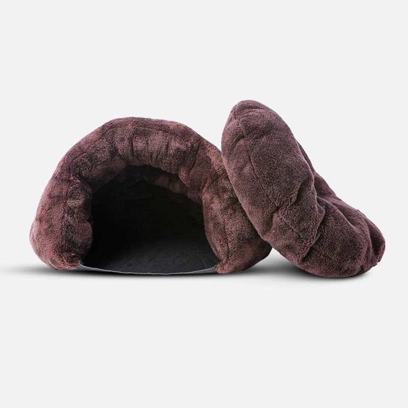 Calming Cave Dog Bed - CozyCave Retreat