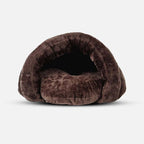 Calming Cave Dog Bed - CozyCave Retreat