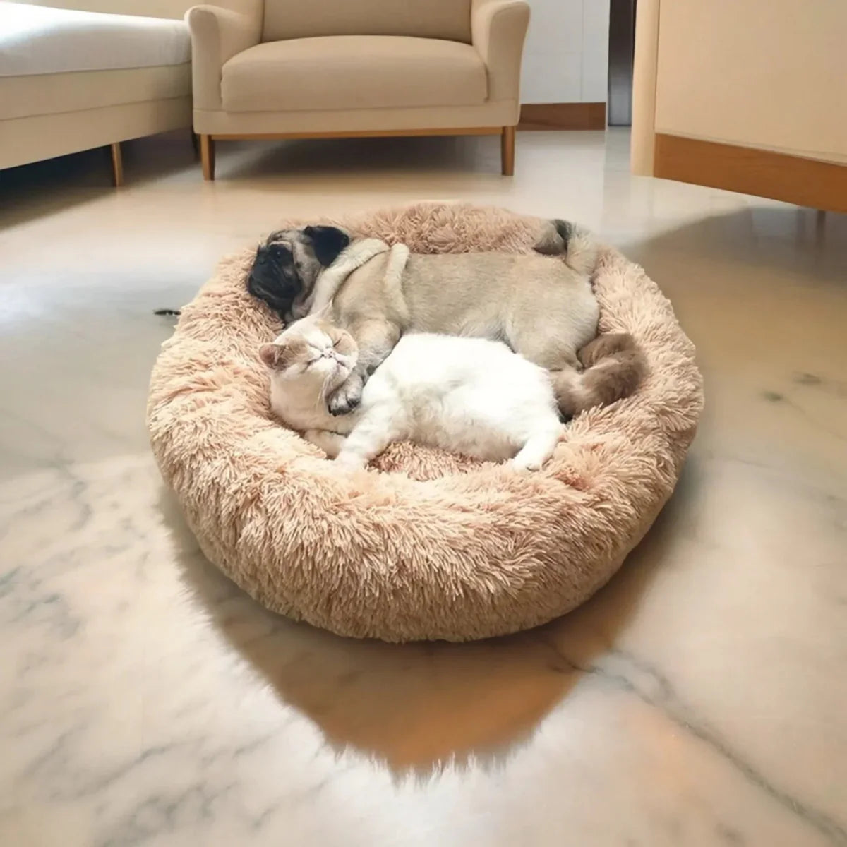 SLUMBERPAWS BED – Calming Dog Bed for Deep, Restful Sleep