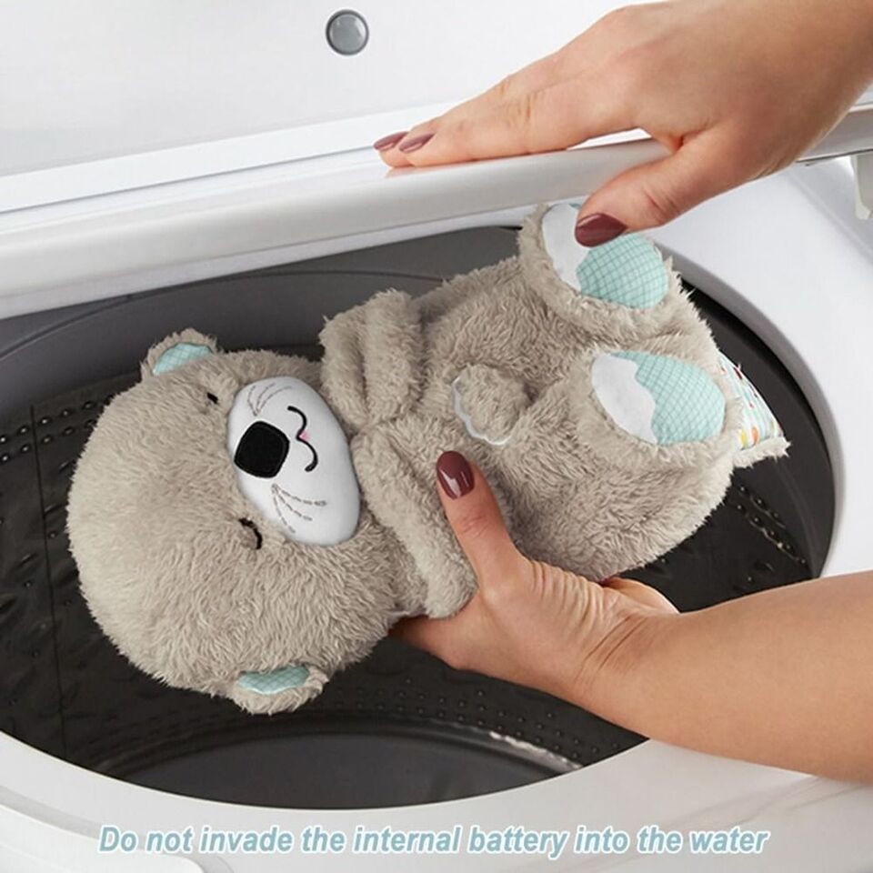 Calmaura - Breathing Otter Plush Relaxation companion with soothing vibrations and calming light