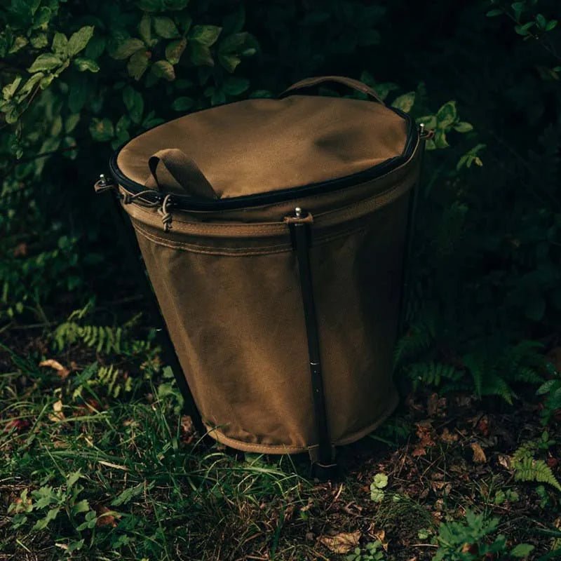 Camptrash AM – Foldable Outdoor Trash Can with Waterproof Lining
