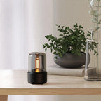 Modern LED Diffuser with Flame and Oils