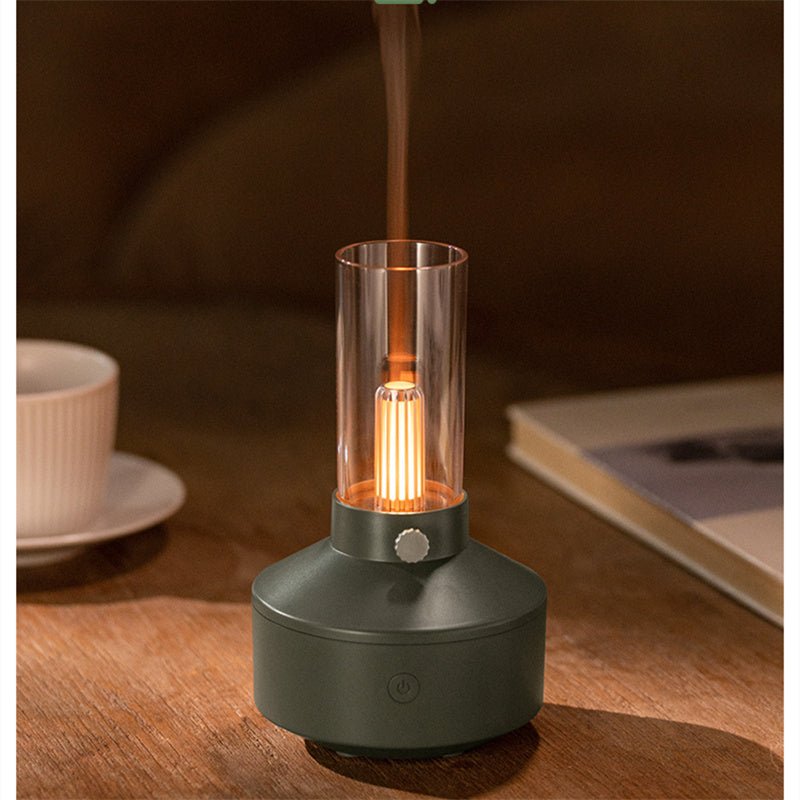 Aroma diffuser LumaScent | Fragrance & Candlelight | 0.5L Tank | Silent & Automatic Shutdown
