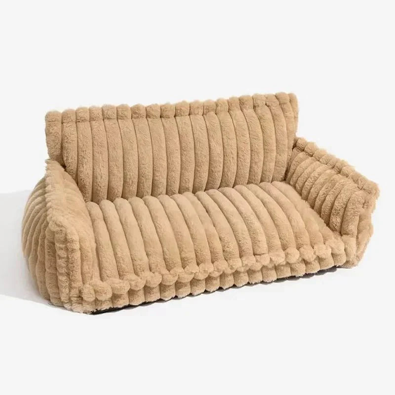 CANILUX – Orthopedic Dog Bed with Raised Headrest & Soft Cushion
