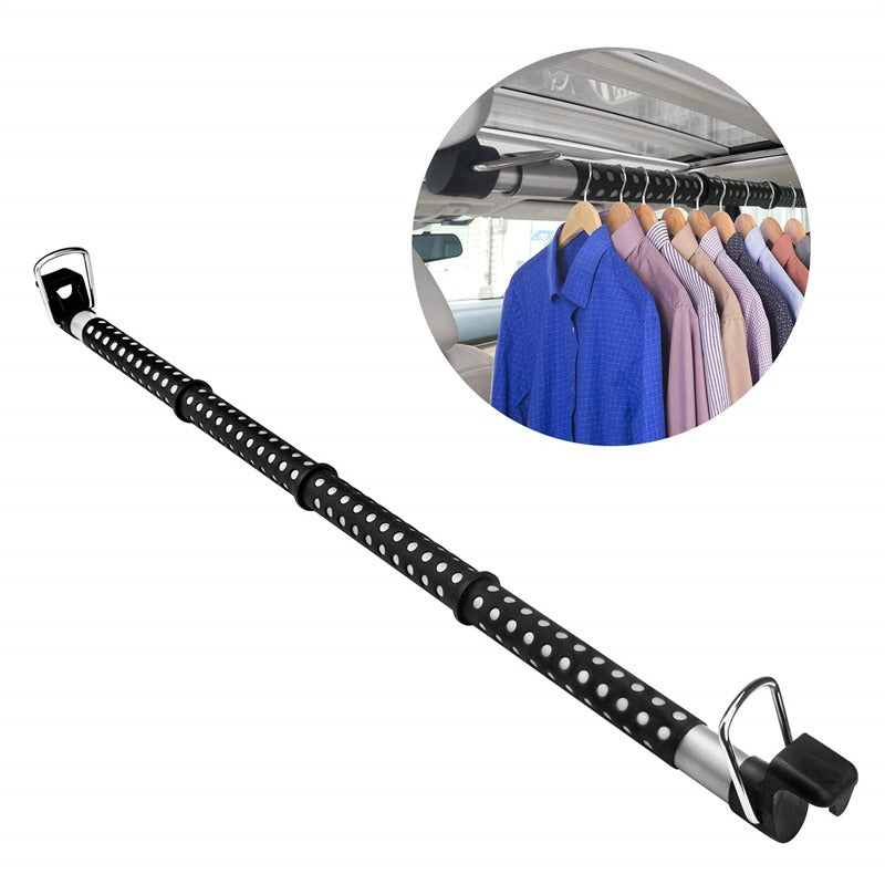 Adjustable Car Clothing Rack, 35–39 Inches, 30 lb Capacity