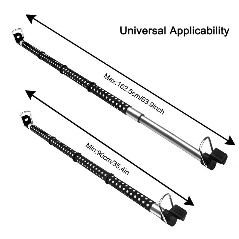 Adjustable Car Clothing Rack, 35–39 Inches, 30 lb Capacity