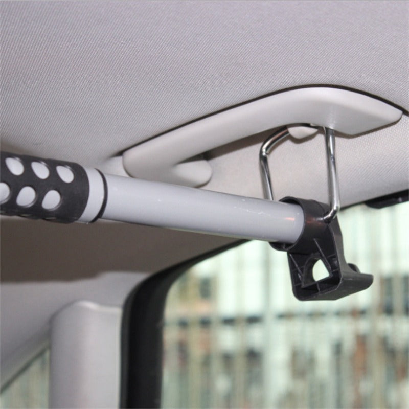 Adjustable Car Clothing Rack, 35–39 Inches, 30 lb Capacity