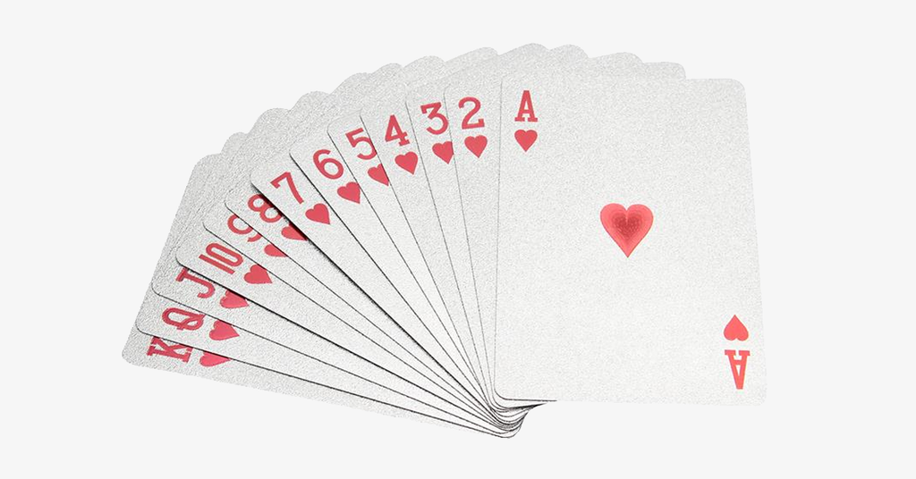 Silver Plated Playing Cards