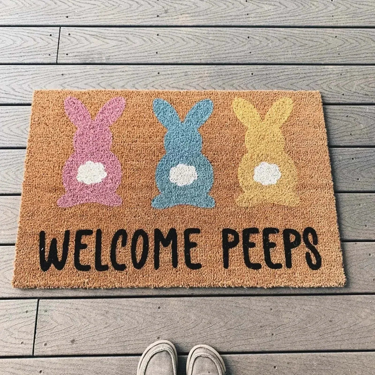 Cartoon Bunny Rabbit Non-Slip Doormat