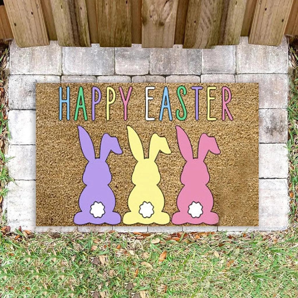 Cartoon Bunny Rabbit Non-Slip Doormat