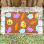 Cartoon Bunny Rabbit Non-Slip Doormat