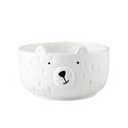 Sweet polar bear mug made of ceramic