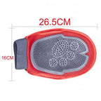 Massage care glove for dogs and cats